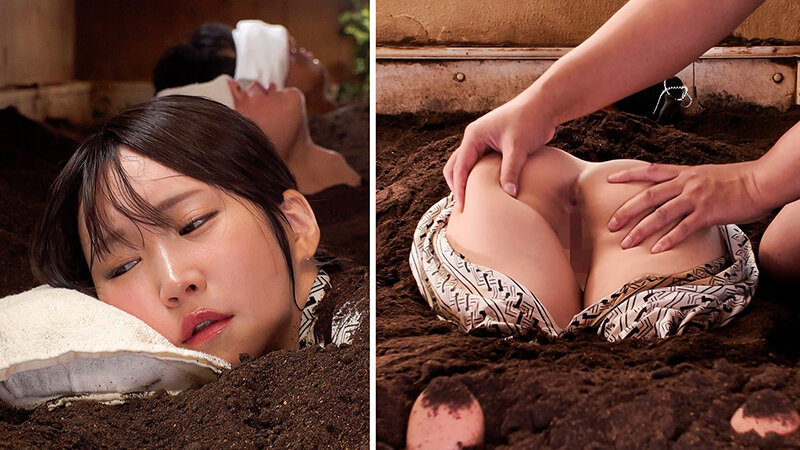 「【人妻NTR】潮吹き×バイブ責めで声我慢!砂風呂拘束マッサージで連続アクメする美尻妻の寝取られ動画」のサンプル画像2枚目