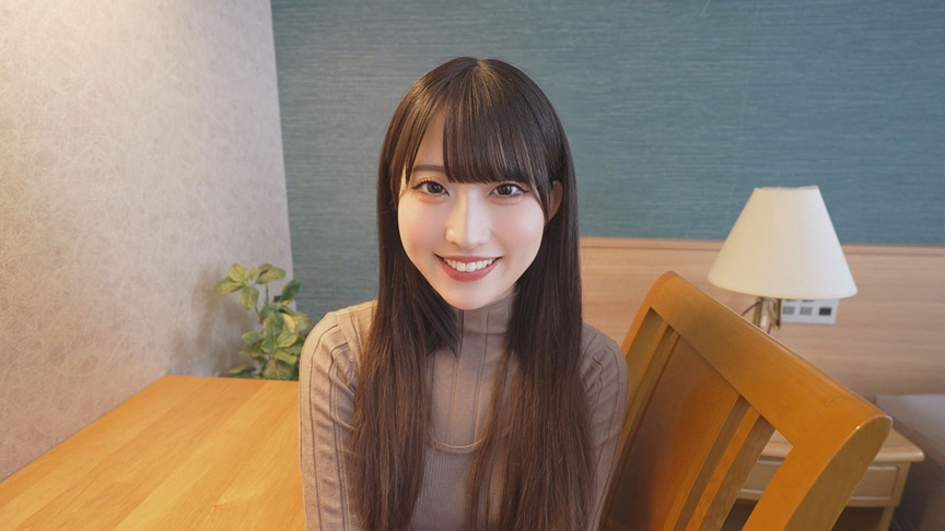 「面接と騙されて…黒髪清楚美少女に痙攣のけ反りイタズラ！気持ち良さに拒否できず…最奥生中出し」のサムネイル