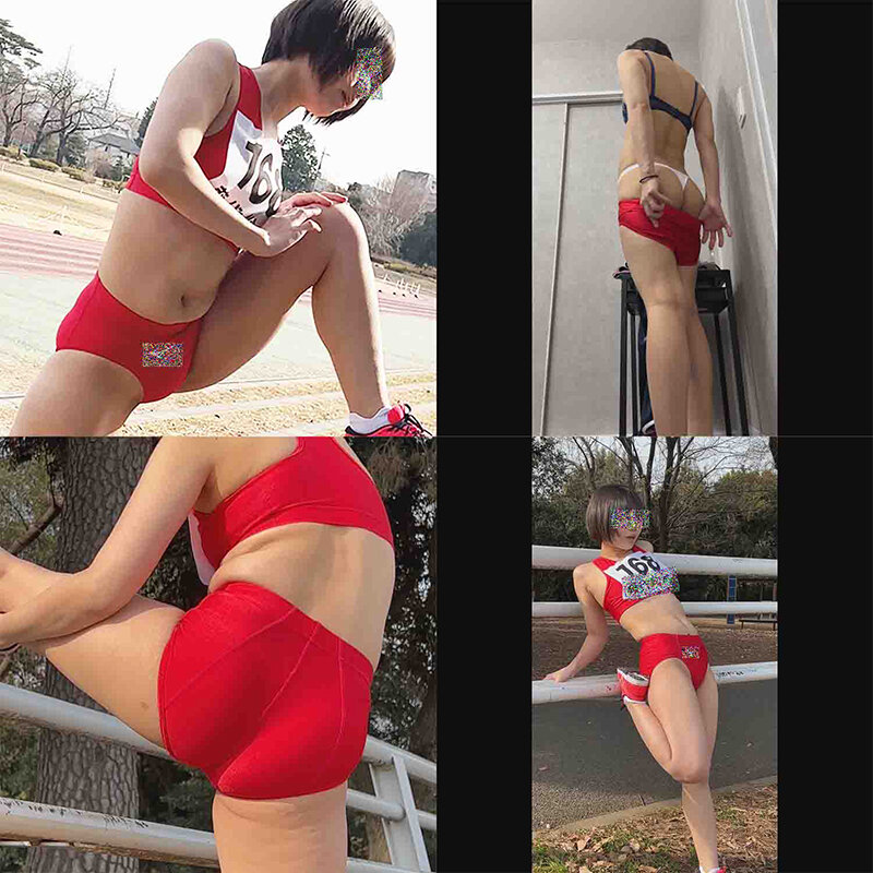 「【素人】美少女アスリートが中出しイラマチオで絶頂!スレンダー巨乳陸上選手の秘密撮影」のサンプル画像9枚目