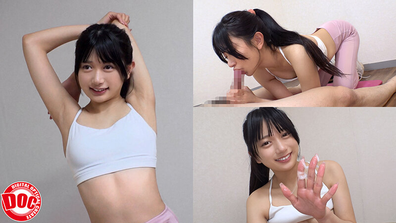 「【北岡果林・天羽りりか他】美少女インストラクターの密着手コキ＆フェラご奉仕！スレンダー美女の筋トレエッチ」のサムネイル