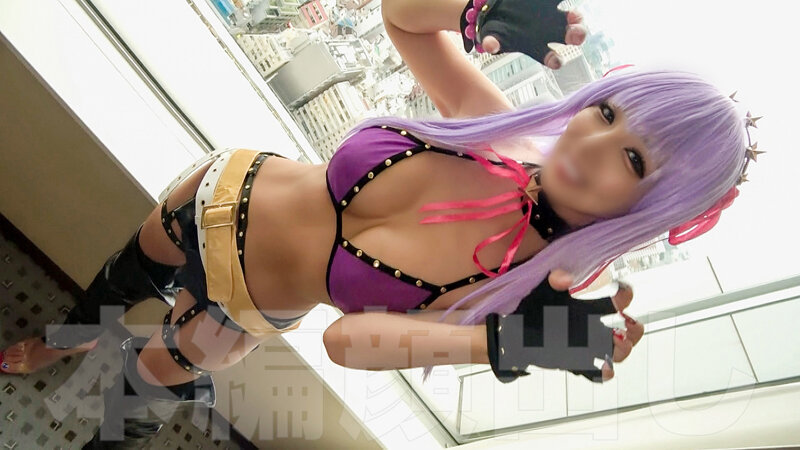 「【素人ギャル】褐色肌の巨乳ビキニコスプレ美女が激しいアクメで絶頂！フェラテク抜群の搾精プレイ」のサムネイル