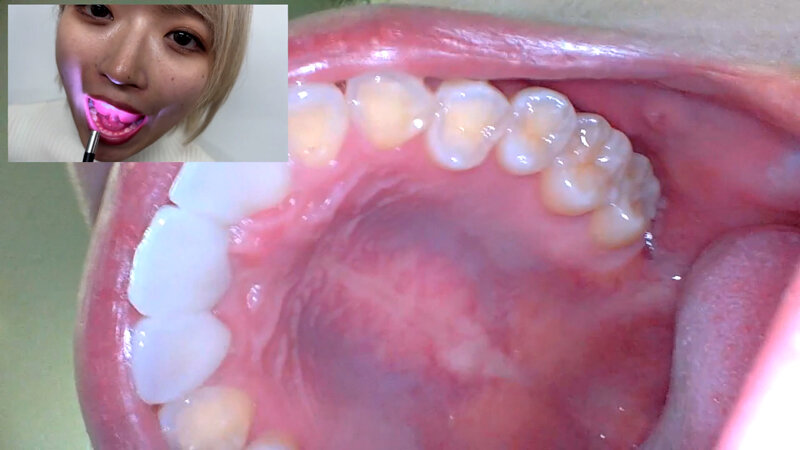 「【素人】美容部員お姉さんはるのちゃんの口内観察プレイ｜街角ナンパ企画で見せる恥じらい」のサンプル画像17枚目