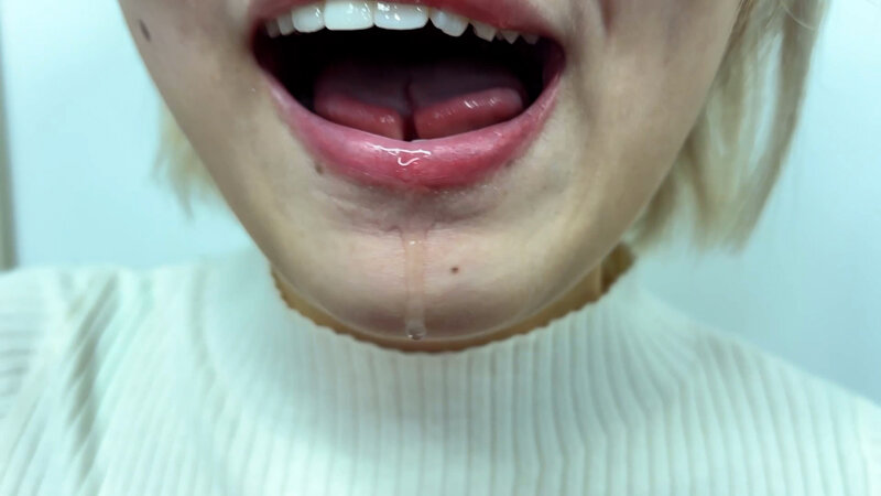 「【素人】美容部員お姉さんはるのちゃんの口内観察プレイ｜街角ナンパ企画で見せる恥じらい」のサンプル画像6枚目