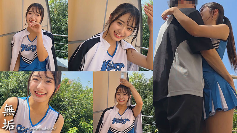 「花守夏歩のチアガール姿で3P中出し汗だくセックス！部活帰り美少女との青春エロス」のサムネイル