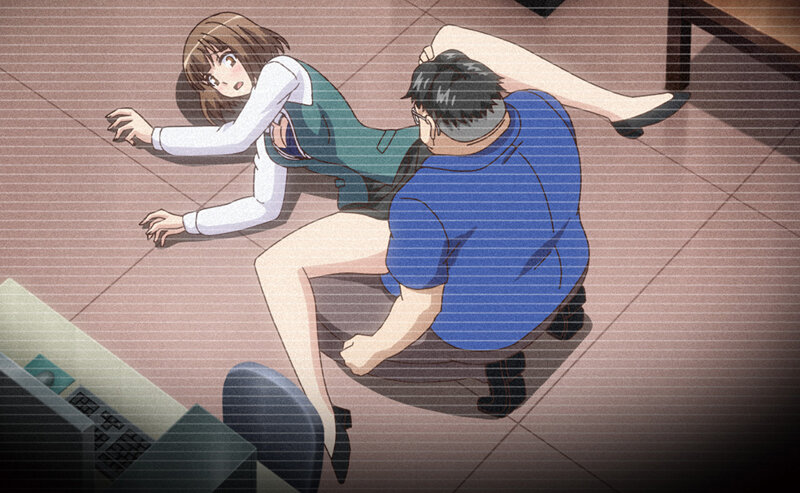 「【素人OL】万引きバレた美人お茶汲みOLがフェラ・ぶっかけ・中出しされる屈辱プレイ」のサンプル画像4枚目